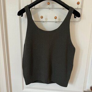 Kit + Ace Smokey Green Wool Top